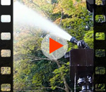 残圧放水防止（QZ）型自動首振放水銃 タワー型動画